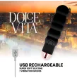DOLCE VITA - AUFLADBARER VIBRATOR SECHS SCHWARZ 7 GESCHWINDIGKEITEN DOLCE VITA - AUFLADBARER VIBRATOR SECHS SCHWARZ 7 GESCHWINDIGKEITEN