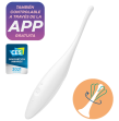 SATISFYER - TWIRLING JOY CLIT TIP VIBRATOR WHITE SATISFYER - TWIRLING JOY CLIT TIP VIBRATOR WHITE