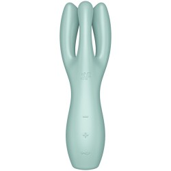 SATISFYER - VIBRATEUR THREESOME 3 ROSE