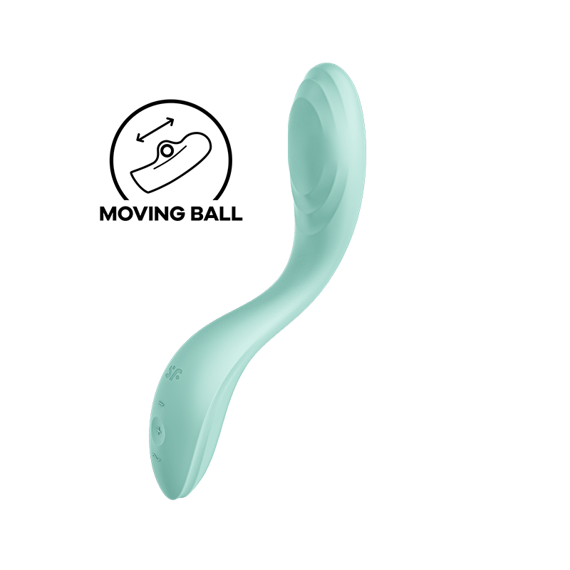 SATISFYER - VIBRATORE RRROLLING PLEASURE GSPOT VERDE