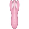 SATISFYER - APP THREESOME 4 VIBRATORE ROSA