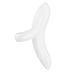 SATISFYER - VIBRATEUR DOIGTS BOLD LOVER BLANC