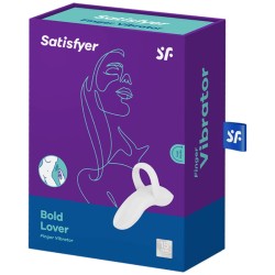 SATISFYER - VIBRATEUR DOIGTS BOLD LOVER BLANC
