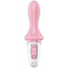 SATISFYER - AIR PUMP BOOTY 5 VIBRATEUR ANAL GONFLABLE ROSE