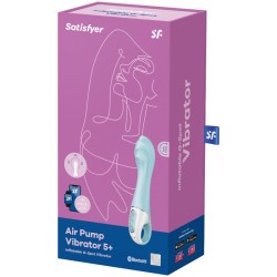 SATISFYER - VIBRATORE AIR PUMP 5 VIBRATORE GONFIABILE G-SPOT BLU