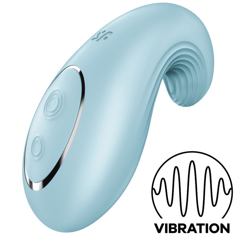 SATISFYER DIPPING DELIGHT AUFLEGVIBRATOR - ROT