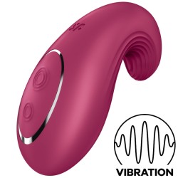 VIBRATEUR À POSER SATISFYER DIPPING DELIGHT - ROUGE