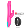 HAPPY LOKY - PLUTO RABBIT VIBRATOR and ROTATOR WATCHME REMOTE CONTROL