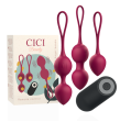 CICI BEAUTY - PREMIUM SILICONE 3 PERLINE VIBRANTI KEGEL TELECOMANDO