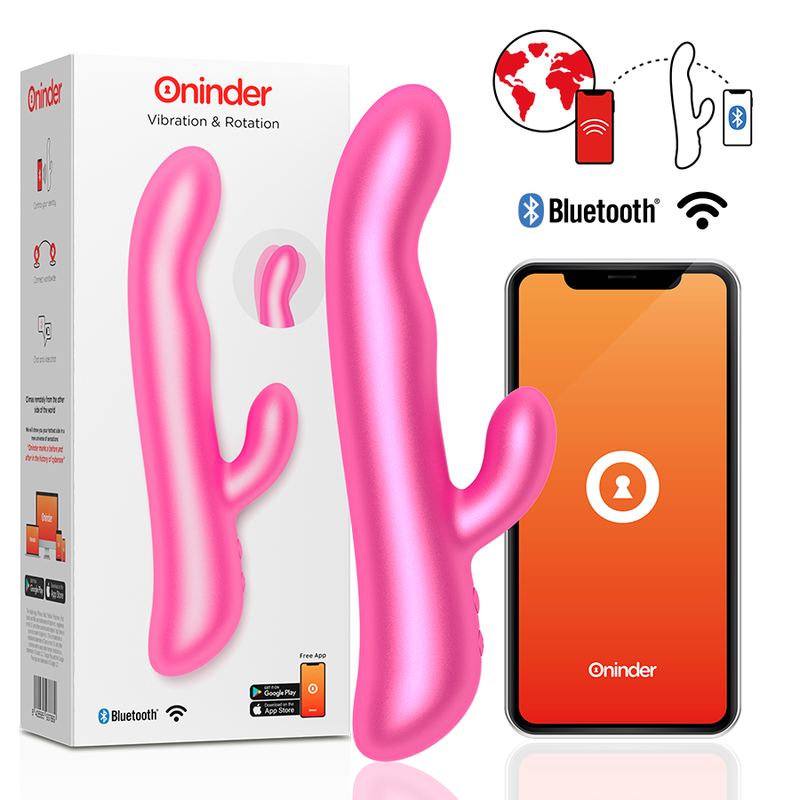 ONINDER - OSLO VIBRATION and ROTATION PINK - FREE APP