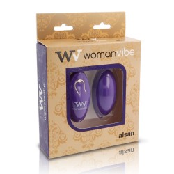 WOMANVIBE - ALSAN EGG TELECOMMANDE SILICONE VIOLET