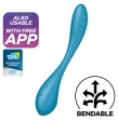 SATISFYER - MULTI VIBRATORE G-SPOT FLEX 5 BLU SATISFYER - MULTI VIBRATORE G-SPOT FLEX 5 BLU