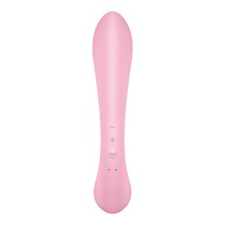 SATISFYER - TRIPLE OH VIBRAZIONE IBRIDA ROSA