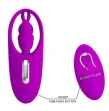 PRETTY LOVE - WILD RABBIT ESTIMULADOR PARA BRAGUITA CON CONTROL REMOTO LILA