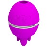 PRETTY LOVE - GEMINI BALL LILA. RUNDER VIBRATOR AUS SILIKON
