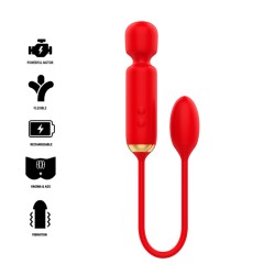 MIA - TOSCANA DOUBLE PLEASURE WAND VIBRATING EGG