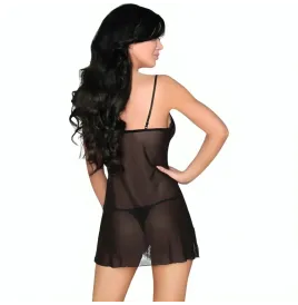 LIVCO CORSETTI FASHION - LUISE 1710 BABYDOLL STRING NOIR S
