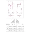 LIVCO CORSETTI FASHION - HYEONA 1710 BABYDOLL PERIZOMA ROSA XL