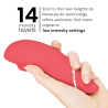 WOMANIZER - PREMIUM 2 CLITORAL STIMULATOR RASPBERRY
