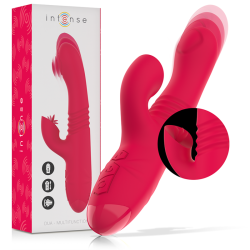 INTENSE - VIBRATEUR UP and DOWN RECHARGEABLE MULTIFONCTION DUA AVEC LANGUE ROUGE