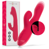 INTENSE - DUA MULTIFUNCTION RECHARGEABLE UP and DOWN VIBRATOR WITH RED TONGUE