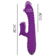 INTENSE - VIBRATEUR RECHARGEABLE MULTIFONCTION IGGY UP and DOWN AVEC STIMULATEUR CLITORAL VIOLET INTENSE - VIBRATEUR RECHARGEABLE MULTIFONCTION IGGY UP and DOWN AVEC STIMULATEUR CLITORAL VIOLET