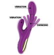 INTENSE - APOLO RECHARGEABLE MULTIFUNCTION VIBRATOR 7 VIBRATIONS WITH SWINGING MOTION PURPLE INTENSE - APOLO RECHARGEABLE MULTIFUNCTION VIBRATOR 7 VIBRATIONS WITH SWINGING MOTION PURPLE