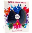 ALIVE - MAGIC EGG 3.0 VIBRATING EGG REMOTE CONTROL BLACK ALIVE - MAGIC EGG 3.0 VIBRATING EGG REMOTE CONTROL BLACK