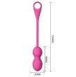 PRETTY LOVE - ELVIRA PINK RECHARGEABLE VIBRATING BALLS PRETTY LOVE - ELVIRA PINK RECHARGEABLE VIBRATING BALLS