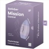 SATISFYER - MISSION CONTROL VIBRATORE PICCOLO BLU A DOPPIO IMPULSO
