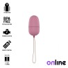 ONLINE - OEUF VIBRANT TÉLÉCOMMANDE M ROSE