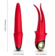 ARMONY - SHADOW VIBRATOR DOUBLE-HEAD TEASING RED ARMONY - SHADOW VIBRATOR DOUBLE-HEAD TEASING RED