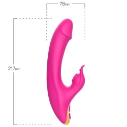 ARMONY - LOVE CLITORIS and G-SPOT SUCTION CUP FUCHSIA