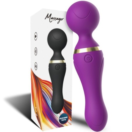 ARMONY - FREEZA MASSAGER and VIBRATOR SUPER FLEXIBLE HEAD PURPLE