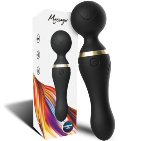 ARMONY - FREEZA MASSAGER and VIBRATOR SUPER FLEXIBLER KOPF SCHWARZ