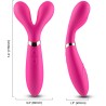 ARMONY - Y-WAND MASSAGER and VIBRATOR DOPPELKOPF FUCHSIA