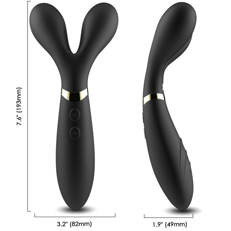 ARMONY - Y-WAND MASSAGE and VIBRATEUR DOUBLE TÊTE NOIR