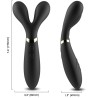 ARMONY - Y-WAND MASSAGE and VIBRATEUR DOUBLE TÊTE NOIR