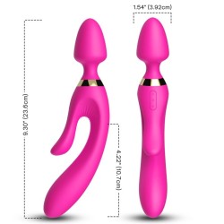 ARMONY - MASSAGER and VIBRATOR RABBIT FUCHSIA