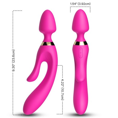 ARMONY - MASSEUR and VIBRATEUR LAPIN FUCHSIA