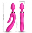 ARMONY - MASSEUR and VIBRATEUR LAPIN FUCHSIA ARMONY - MASSEUR and VIBRATEUR LAPIN FUCHSIA