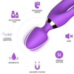 ARMONY - MASSAGER and VIBRATOR KANINCHEN LILA