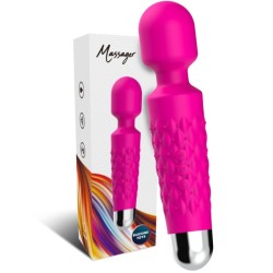 ARMONY - POSTMAN MASAJEADOR and VIBRADOR CABEZA FLEXIBLE FUCSIA