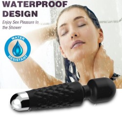 ARMONY - POSTMAN MASSAGER and VIBRATOR SUPER FLEXIBLE HEAD BLACK