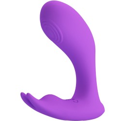 PRETTY LOVE - IDABELLE VIBRATION and PULSATION REMOTE CONTROL VIOLET