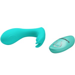 PRETTY LOVE - IDABELLE VIBRATION and PULSATION REMOTE CONTROL BLUE