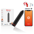 ONINDER - BERLIN VIBRATEUR BULLET NOIR 9 MODES 8,5 X 2 CM - APPLICATION GRATUITE ONINDER - BERLIN VIBRATEUR BULLET NOIR 9 MODES 8,5 X 2 CM - APPLICATION GRATUITE