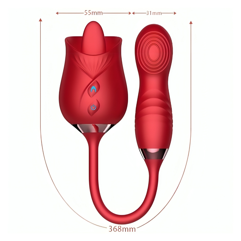 ARMONY - DELIGHT FLOWER VIBRATOR and BUMPING WITH RED TONGUE ARMONY - DELIGHT FLOWER VIBRATOR and BUMPING WITH RED TONGUE