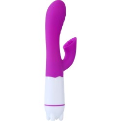 ARMONY - HAPPY VIBRATOR and STIMULATOR WITH VIOLET RECHARGEABLE TONGUE