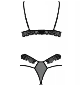 PASSION - DOLLY-SET ZWEITEILIG SCHWARZ L-XL